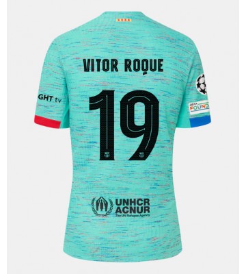 Barcelona Vitor Roque #19 Tercera Equipación 2023-24 Manga Corta